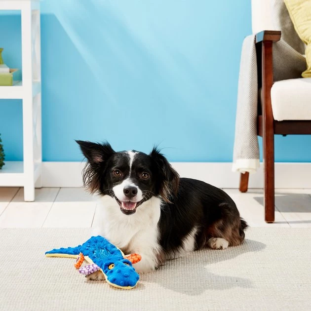 Ethical Pet Nubbins Lizard Squeaky Plush Dog Toy 4 Ethical Pet Nubbins Lizard Squeaky Plush Dog Toy - Image 2