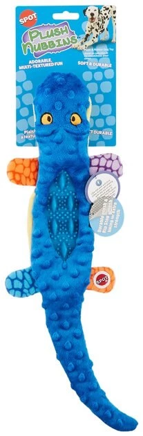 Ethical Pet Nubbins Lizard Squeaky Plush Dog Toy 5 Ethical Pet Nubbins Lizard Squeaky Plush Dog Toy - Image 3