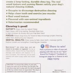 Ethical Pet Bam-bones Wishbone Chicken Tough Dog Chew Toy 9 Ethical Pet Bam-bones Wishbone Chicken Tough Dog Chew Toy -Ethical Pet Sales Shop 152212 PT8. SY630 V1545255583