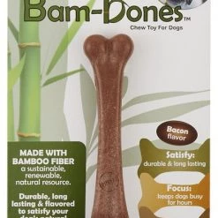 Ethical Pet Bam-bones Bone Bacon Tough Dog Chew Toy 8 Ethical Pet Bam-bones Bone Bacon Tough Dog Chew Toy -Ethical Pet Sales Shop 152220 PT7. SY630 V1545255753