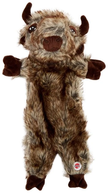 Ethical Pet Furzz Buffalo Squeaky Plush Dog Toy 3 Ethical Pet Furzz Buffalo Squeaky Plush Dog Toy