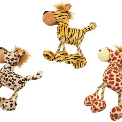 Ethical Pet Safari Pals Squeaky Plush Dog Toy, Character Varies