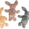Ethical Pet Cuddle Bunnies Squeaky Plush Dog Toy, Character Varies