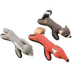 Ethical Pet Dura-Fused Hemp Pals Squeaky Dog Toy, Color Varies