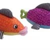 Ethical Pet Nubbins Fish Squeaky Plush Dog Toy, Color Varies