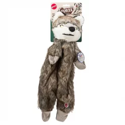 Ethical Pet Furzz Wolf Squeaky Plush Dog Toy