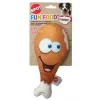 Ethical Pet Fun Food Chicken Leg Squeaky Plush Dog Toy