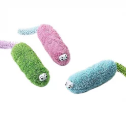 Ethical Pet Hug 'N Kick Plush Cat Toy with Catnip, Color Varies