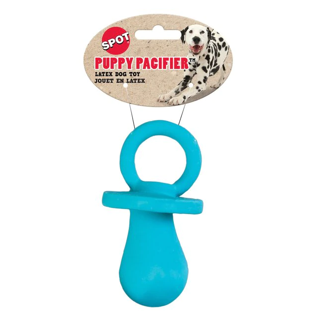 Ethical Pet Pacifier Squeaky Puppy Chew Toy, Color Varies 6 Ethical Pet Pacifier Squeaky Puppy Chew Toy, Color Varies - Image 4