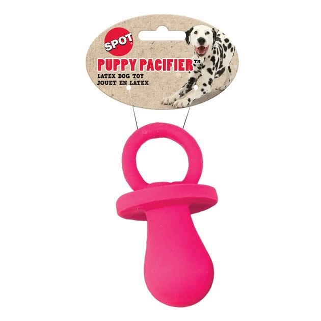 Ethical Pet Pacifier Squeaky Puppy Chew Toy, Color Varies 7 Ethical Pet Pacifier Squeaky Puppy Chew Toy, Color Varies - Image 5