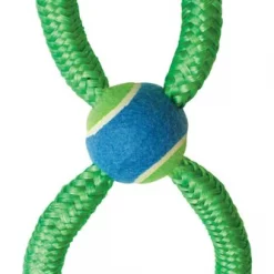 Ethical Pet Monster Bungee Figure 8 & Tennis Ball Dog Toy