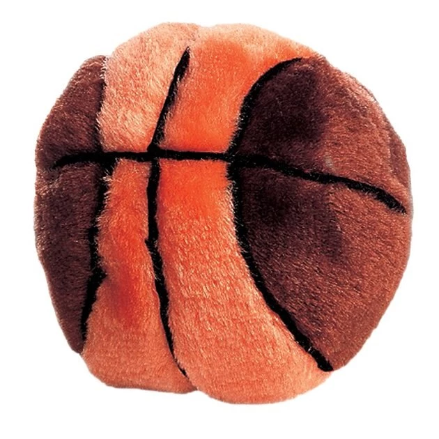 Ethical Pet Basketball Squeaky Plush Dog Toy 3 Ethical Pet Basketball Squeaky Plush Dog Toy