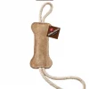 Ethical Pet Dura-Fused Leather Bone Tug Dog Toy
