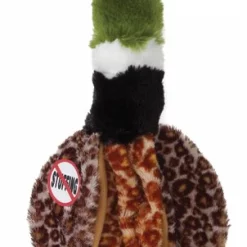 Ethical Pet Skinneeez Mallard Duck Stuffing-Free Squeaky Plush Dog Toy, Color Varies