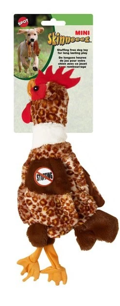 Ethical Pet Mini Skinneeez Chicken Stuffing-Free Squeaky Plush Dog Toy 3 Ethical Pet Mini Skinneeez Chicken Stuffing-Free Squeaky Plush Dog Toy