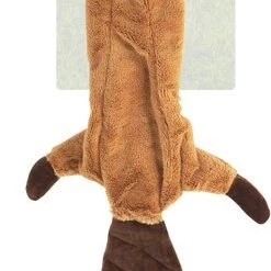 Ethical Pet Mini Skinneeez Beaver Stuffing-Free Squeaky Plush Dog Toy