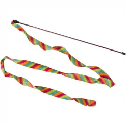 Ethical Pet Cat Prancer Fleece Frenzy Wand Cat Toy, Color Varies -Ethical Pet Sales Shop 189162 pt3. SY630 V1565036286