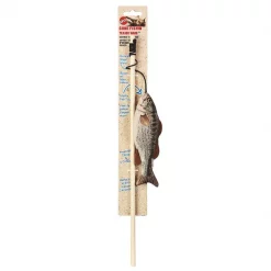 Ethical Pet Gone Fishin' Teaser Wand Cat Toy, Color Varies