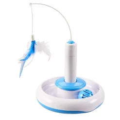 Ethical Pet Spin Around Cat Track Motion Cat Toy, Color Varies