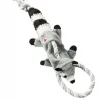Ethical Pet Skinneeez Tugs Forest Racoon Stuffing-Free Squeaky Plush Dog Toy, Color Varies