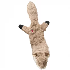 Ethical Pet Skinneeez Extreme Quilted Squirrel Stuffing-Free Squeaky Plush Dog Toy, Color Varies