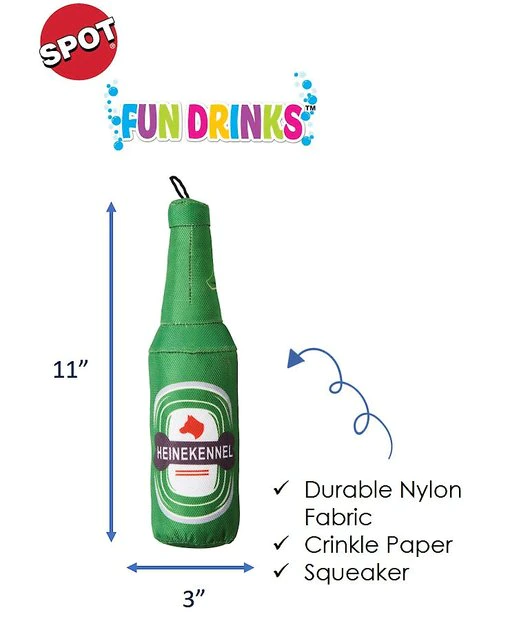 Ethical Pet Fun Drink Heinekennel Dog Toy 6 Ethical Pet Fun Drink Heinekennel Dog Toy - Image 4