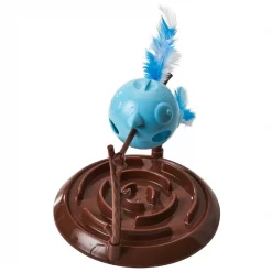 Ethical Pet Doc & Phoebe Twirly Bird Cat Feeder, Blue/Brown