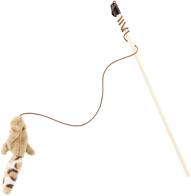 Ethical Pet Skinneeez Friend Teaser Wand Cat Toy with Catnip 3 Ethical Pet Skinneeez Friend Teaser Wand Cat Toy with Catnip