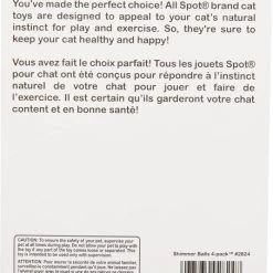 Ethical Pet Shimmer Balls Cat Toy -Ethical Pet Sales Shop 71329 PT3. SY630 V1525718922