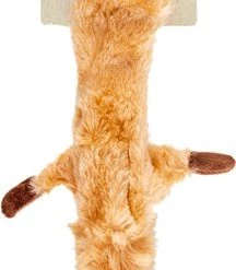 Ethical Pet Skinneeez Forest Series Fox Stuffing-Free Squeaky Plush Dog Toy