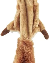 Ethical Pet Skinneeez Forest Series Squirrel Stuffing-Free Squeaky Plush Dog Toy