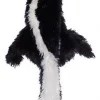 Ethical Pet Skinneeez Forest Series Skunk Stuffing-Free Squeaky Plush Dog Toy