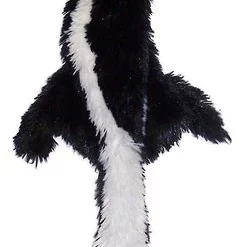 Ethical Pet Skinneeez Forest Series Skunk Stuffing-Free Squeaky Plush Dog Toy