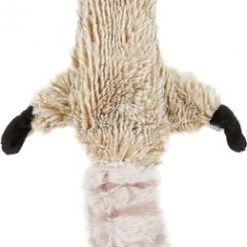Ethical Pet Skinneeez Forest Series Raccoon Stuffing-Free Squeaky Plush Dog Toy