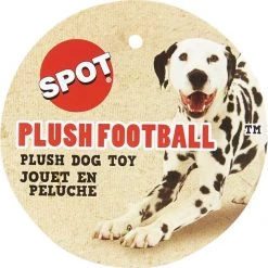 Ethical Pet Football Squeaky Plush Dog Toy -Ethical Pet Sales Shop 71358 PT3. SY630 V1545172621