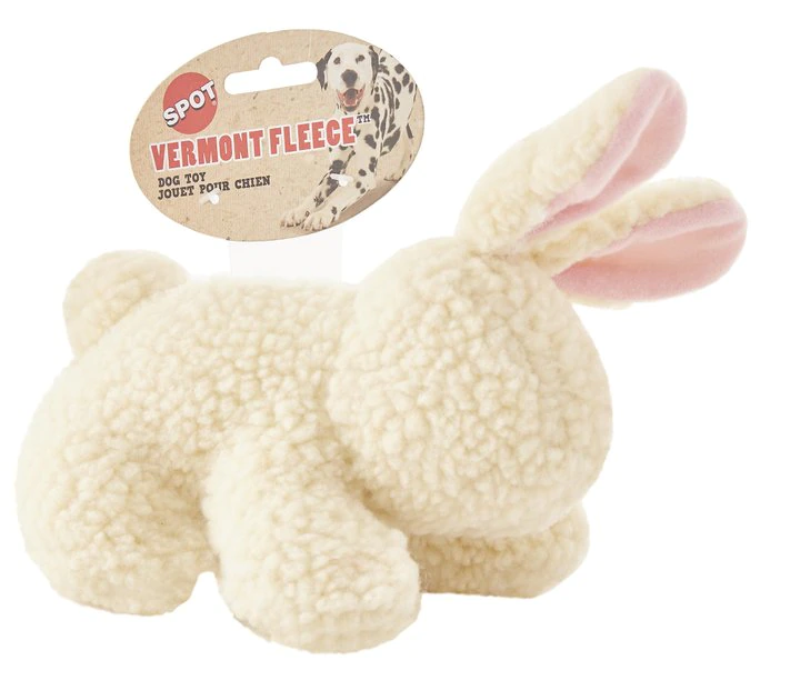 Ethical Pet Fleece Rabbit Squeaky Tough Plush Dog Toy 3 Ethical Pet Fleece Rabbit Squeaky Tough Plush Dog Toy