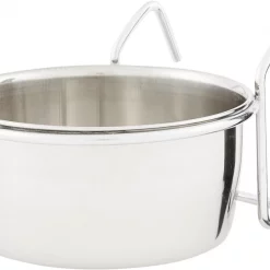 Ethical Pet Stainless Steel Coop Cup Wire Hanger Kennel Pet Bowl