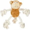 Ethical Pet Moppet Monkey Squeaky Plush Dog Toy