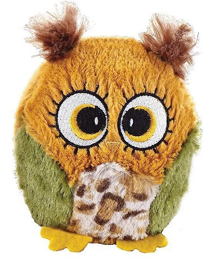 Ethical Pet Hoots Owl Squeaky Plush Dog Toy, Color Varies 4 Ethical Pet Hoots Owl Squeaky Plush Dog Toy, Color Varies - Image 3
