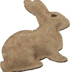 Ethical Pet Dura-Fused Leather Rabbit Dog Toy