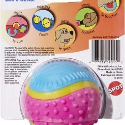 Ethical Pet Sensory Ball Tough Dog Chew Toy, Color Varies -Ethical Pet Sales Shop 90245 PT2. SY630 V1527093478